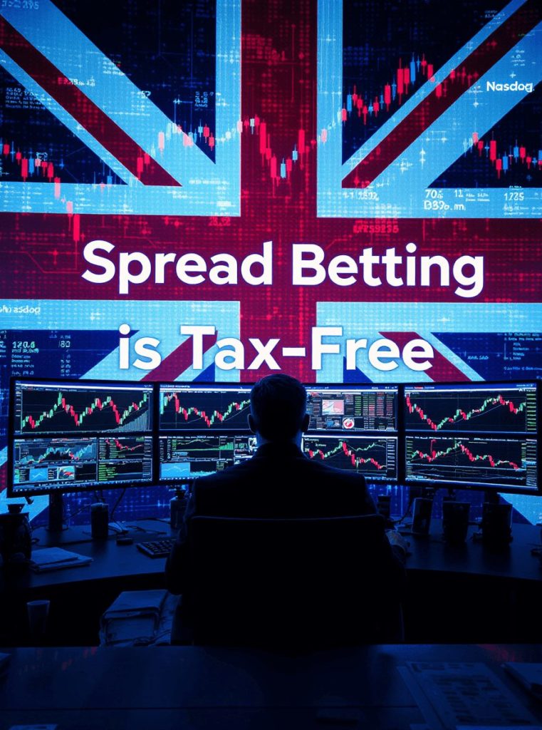 Image showing spread betting in tax free in the UK